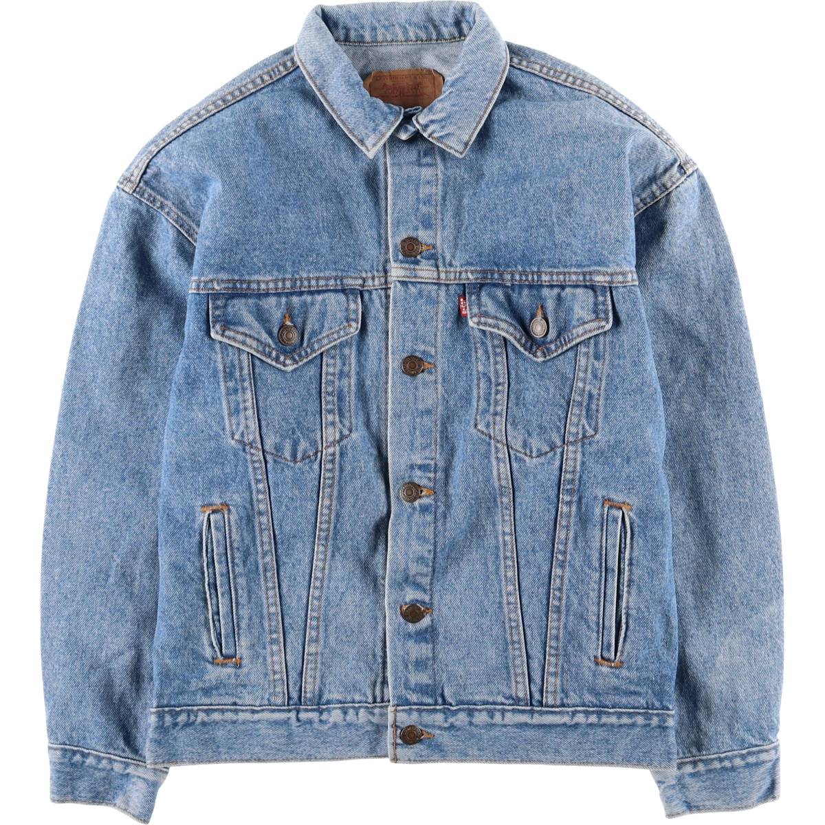古着 90'S リーバイス Levi's 57508-0214 デニムジャケット Gジャン USA製 レディースL相当 ヴィンテージ /eaa588735 【中古】 【251012】 【Elulu/エルル】 【SS2606_30|古着屋JAM