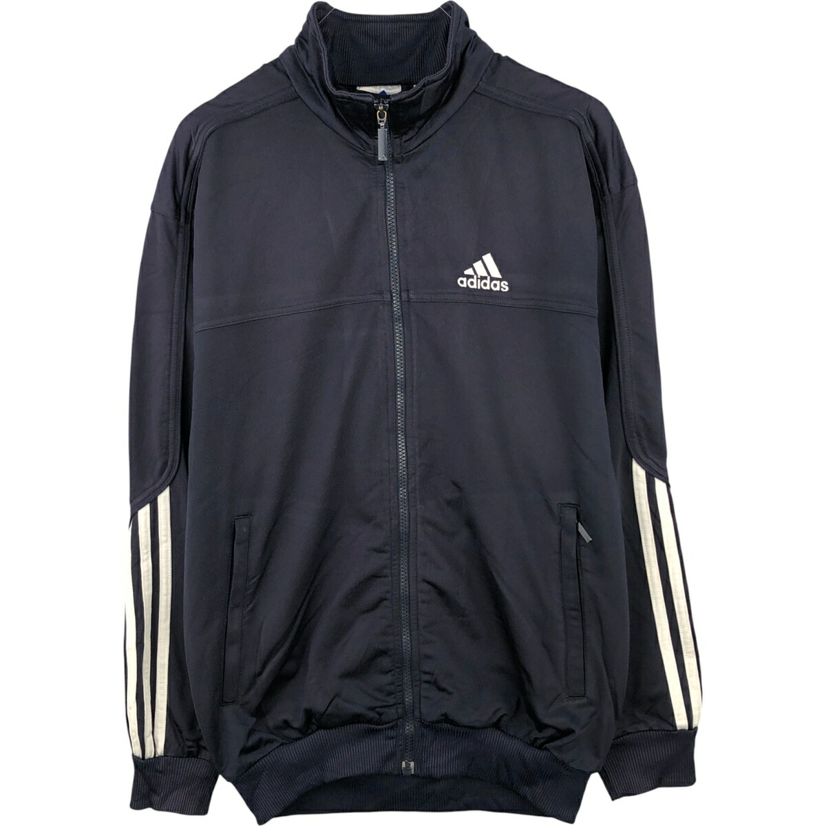 古着 00'S アディダス adidas ジャージ トラックジャケット メンズS相当 /eaa588766 【中古】 【251017】 【NH-2508】 【SS2603_10】 ネイビー系 春秋冬