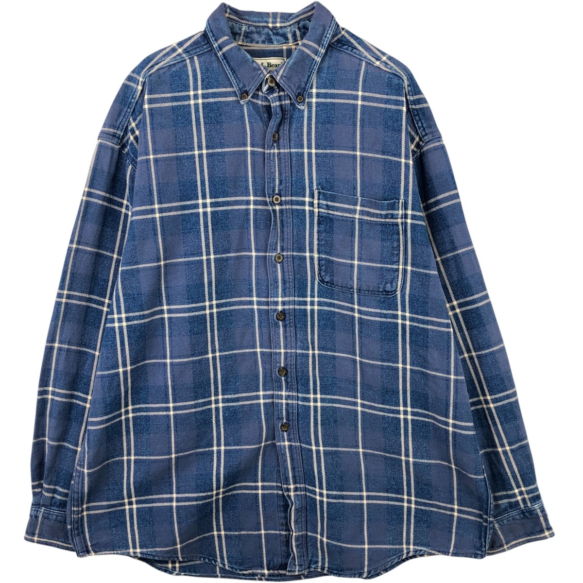 古着 80~90'S エルエルビーン L.L.Bean 長袖 ボタンダウンチェックシャツ メンズXL相当 ヴィンテージ /eaa589066 【中古】 【251017】 【NH-2508】 【SS2603_10】