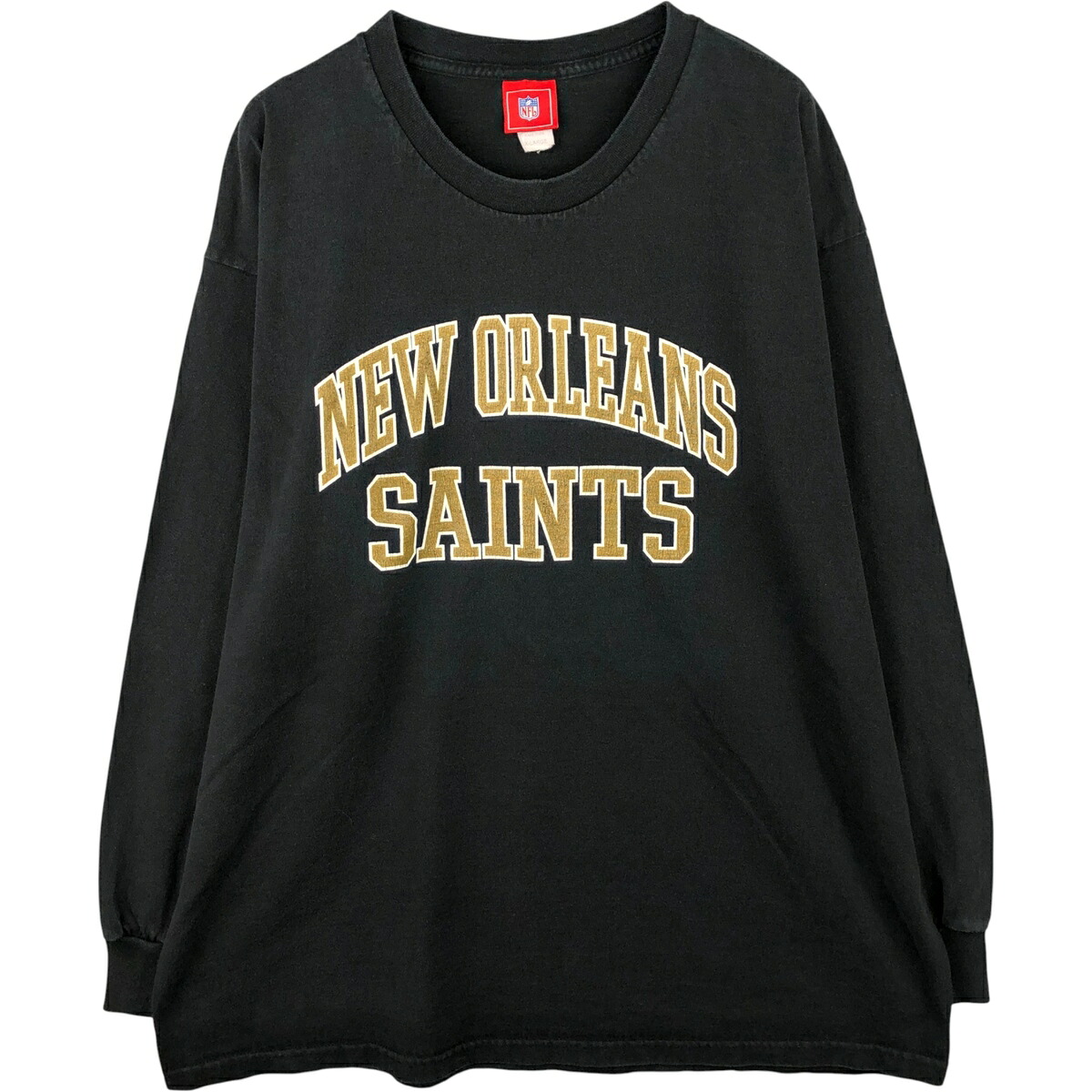 古着 NFL NEW ORLEANS SAINTS ニューオーリンズセインツ ロングTシャツ ロンT メンズXL相当 /eaa589070 【中古】 【251017】 【NH-2508】 【SS2603_10】