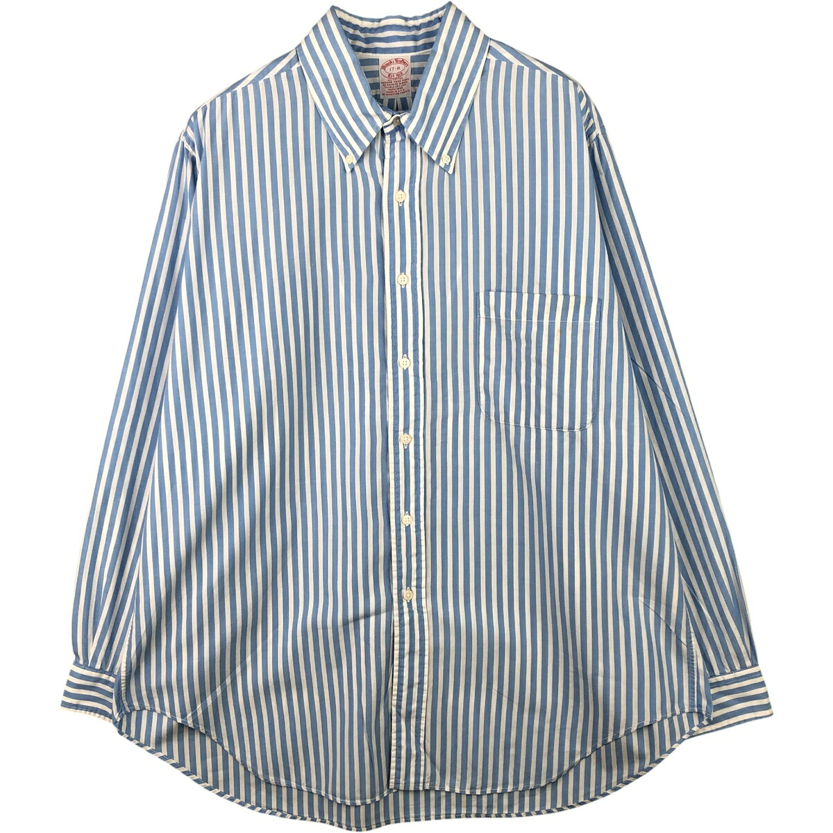 古着 80~90'S ブルックスブラザーズ Brooks Brothers Est.1818 長袖 ボタンダウンストライプシャツ USA製 メンズXL相当 ヴィンテージ /eaa589164 【中古】 【251017】 【NH-2508】 【SS2603_10】 6,521円