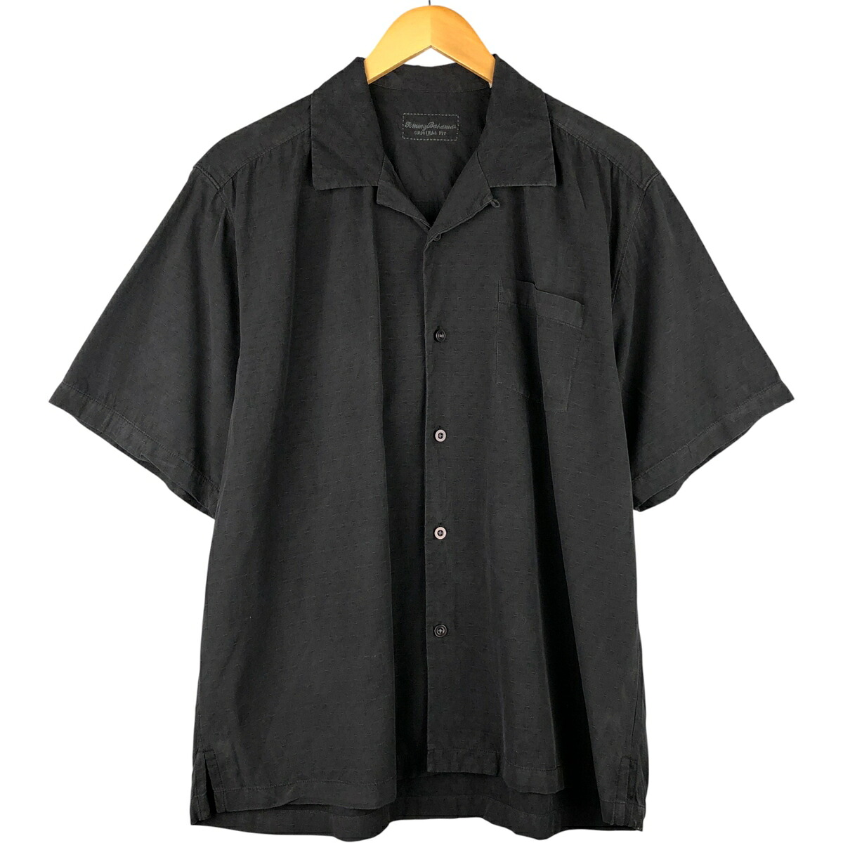 古着 トミーバハマ TOMMY BAHAMA 総柄 半袖 オープンカラー シルクシャツ ボックスシャツ メンズL相当 /eaa589758 【中古】 【251013】