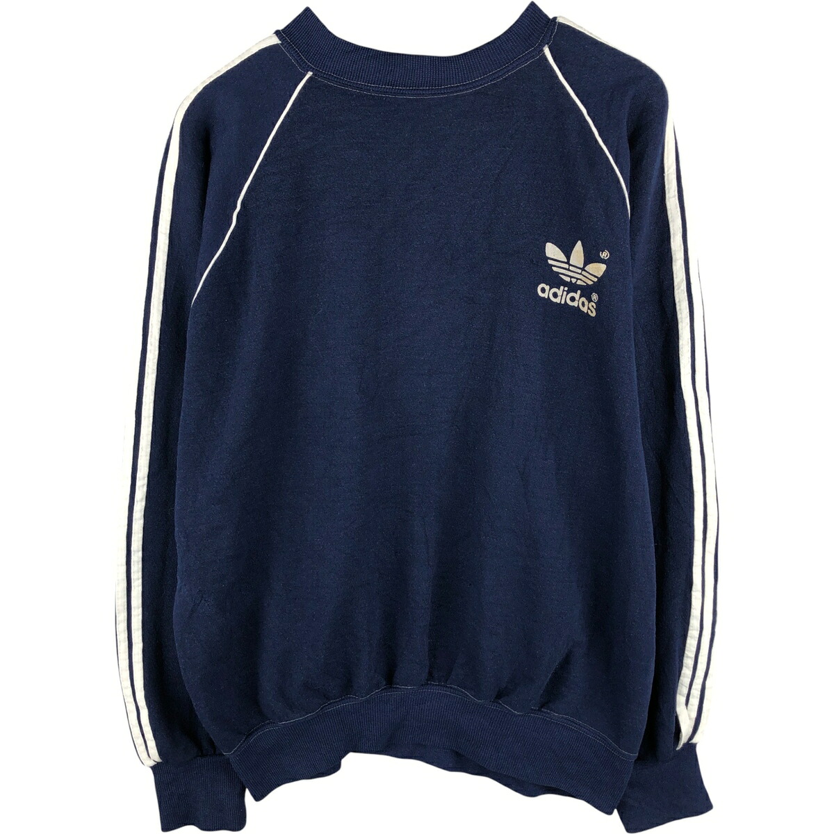 古着 80'S アディダス adidas ワンポイントロゴスウェットシャツ トレーナー USA製 メンズXL相当 ヴィンテージ /eaa590160 【中古】 【251106】 【NH-2508】 【SS2606_30|古着屋JAM