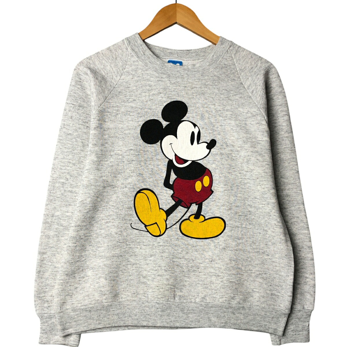古着 80'S ディズニー Disney MICKEY MOUSE ミッキーマウス キャラクタースウェットシャツ トレーナー USA製 メンズM相当 ヴィンテージ /eaa590287 【中古】 【251102】 【SS2606_30｜古着屋JAM