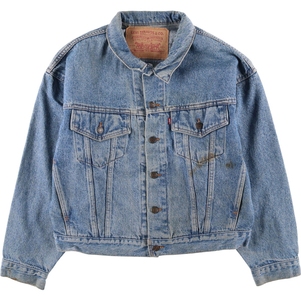 古着 90'S リーバイス Levi's 70598-4891 デニムジャケット Gジャン USA製 メンズM相当 ヴィンテージ /eaa590374 【中古】 【251110】 【SS2603_10】