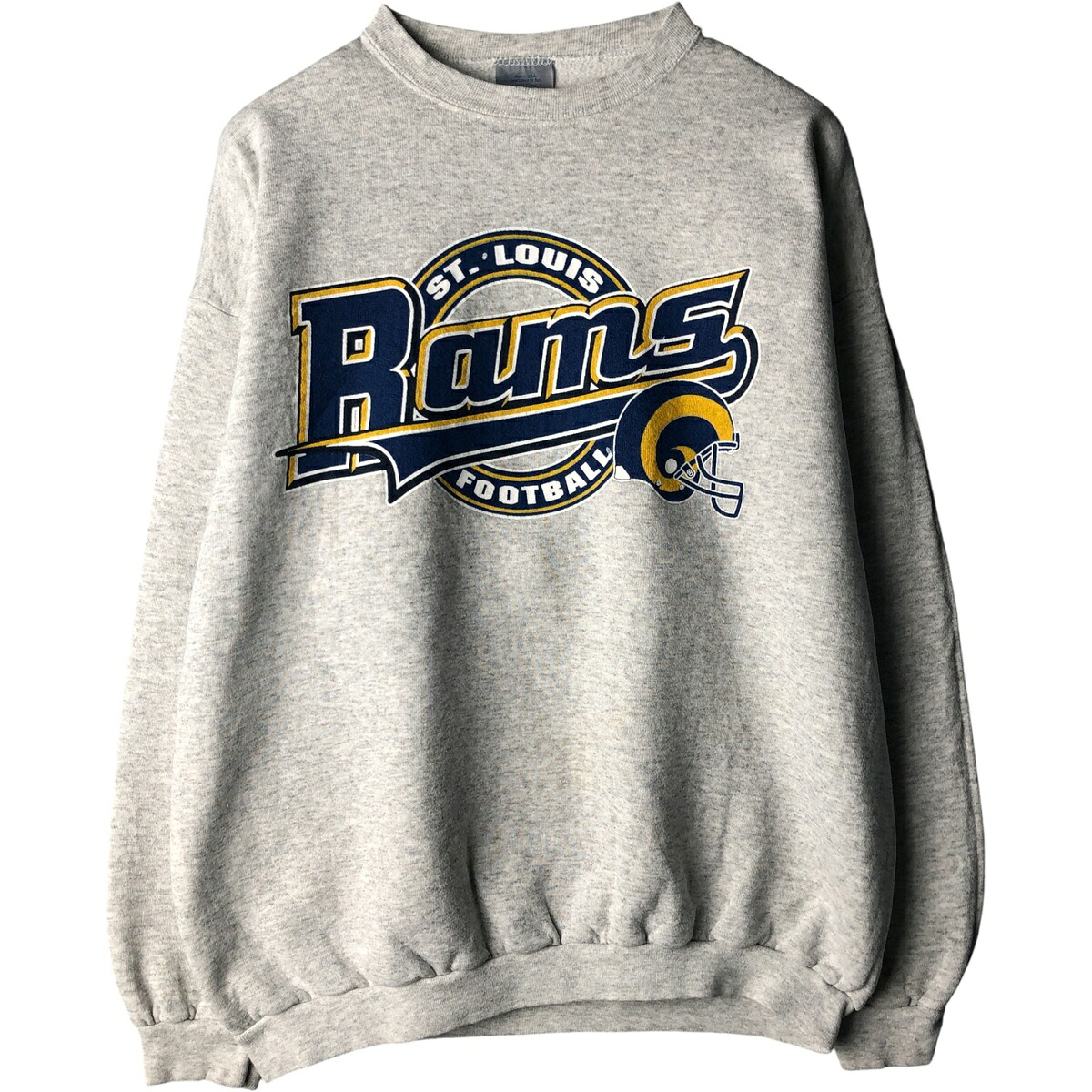 古着 90'S ロゴセブン LOGO7 NFL ST. LOUIS RAMS セントルイスラムズ プリントスウェットシャツ トレーナー USA製 メンズXL相当 ヴィンテージ /eaa590427 【中古】 【251103】 【NH-2508】 【SS2603_10】