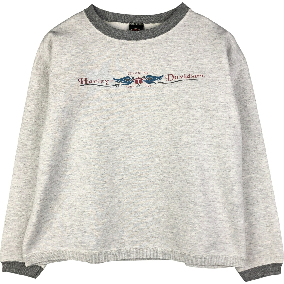 古着 90'S ハーレーダビッドソン Harley-Davidson アドバタイジング スウェットシャツ トレーナー USA製 メンズXL相当 ヴィンテージ /eaa590448 【中古】 【251102】 【NH-2508】 【SS2603_10】