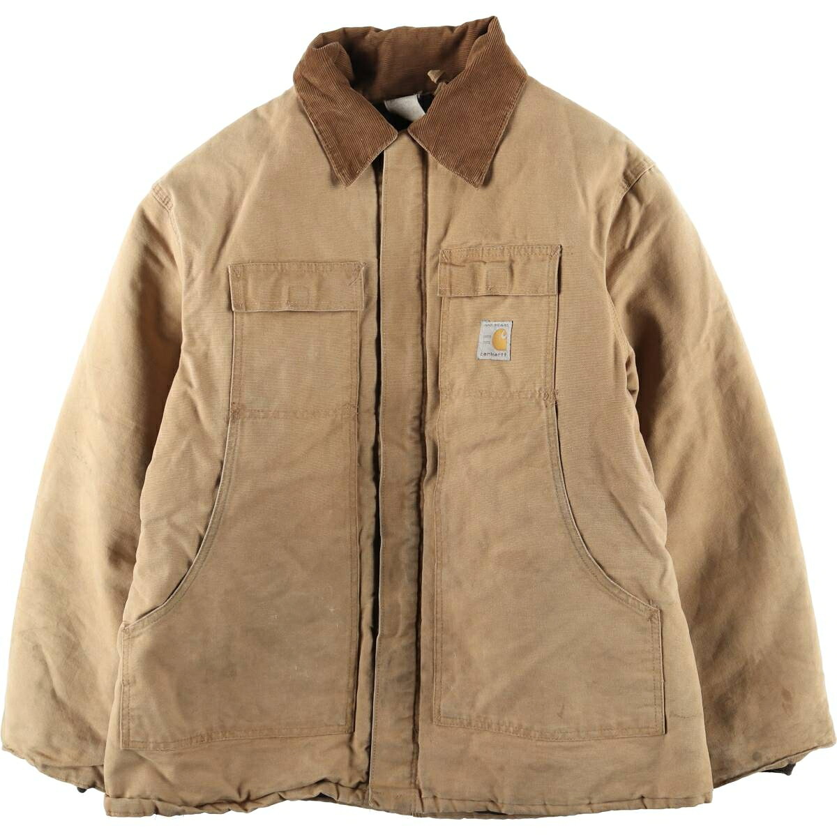古着 80'S カーハート Carhartt 100周年モデル トラディショナルコート 中綿入り ダックワークジャケット USA製 メンズXL相当 ヴィンテージ /eaa590660 【中古】 【251117】 【SS2603_10】
