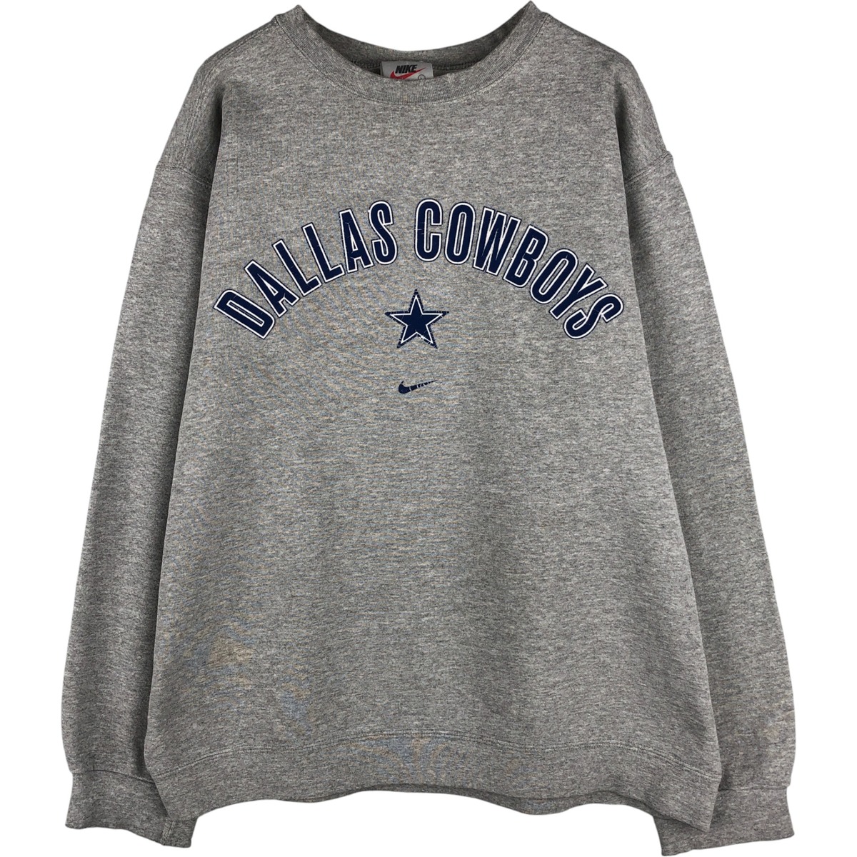 古着 90'S ナイキ NIKE NFL DALLAS COWBOYS ダラスカウボーイズ プリントスウェットシャツ トレーナー USA製 メンズL相当 ヴィンテージ /eaa590718 【中古】 【251107】 【NH-2508】