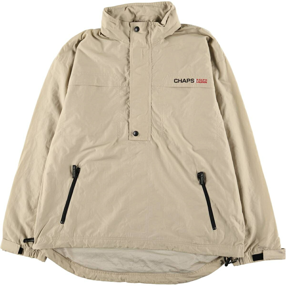 古着 ラルフローレン Ralph Lauren CHAPS チャップス アノラックジャケット メンズL相当 /eaa591180 【中古】 【251022】 【SS2603_10】 ベージュ系 春秋冬