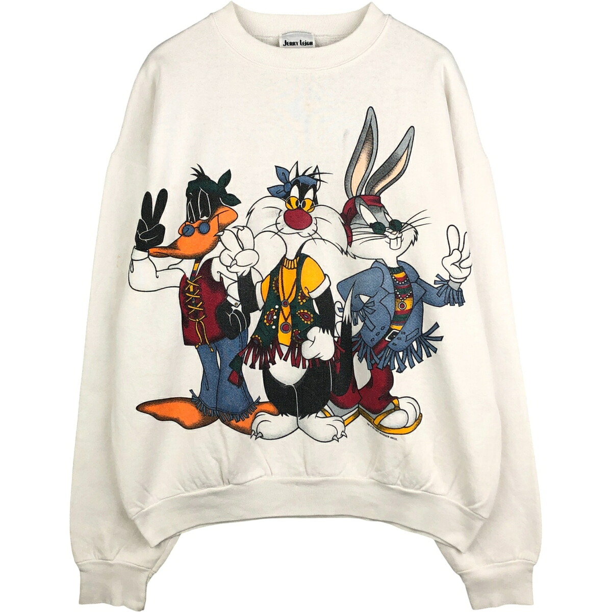 古着 90'S JERRY LEIGH LOONEY TUNES ルーニーテューンズ キャラクタースウェットシャツ トレーナー メンズXL相当 ヴィンテージ /eaa591338 【中古】 【251025】 【NH-2508】 【SS2603_10】