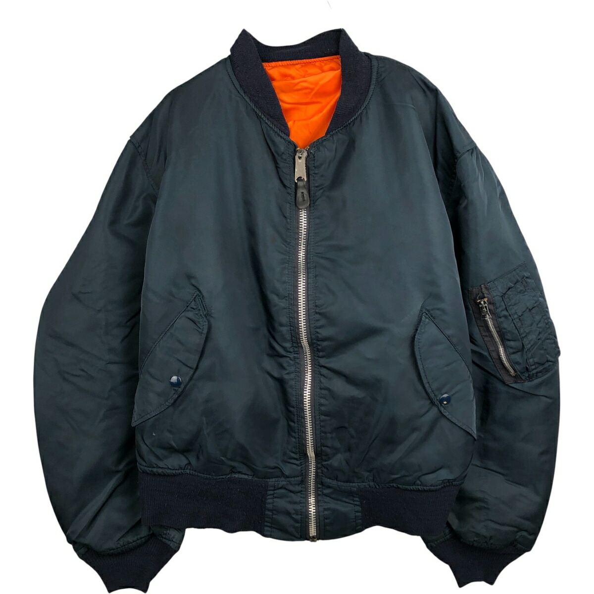 古着 90'S 民間品 アルファ ALPHA MA-1タイプ 中綿入り ミリタリー フライトジャケット USA製 メンズXL相当 ヴィンテージ /eaa591935 【中古】 【251024】 【NH-2508】 【SS2603_10】