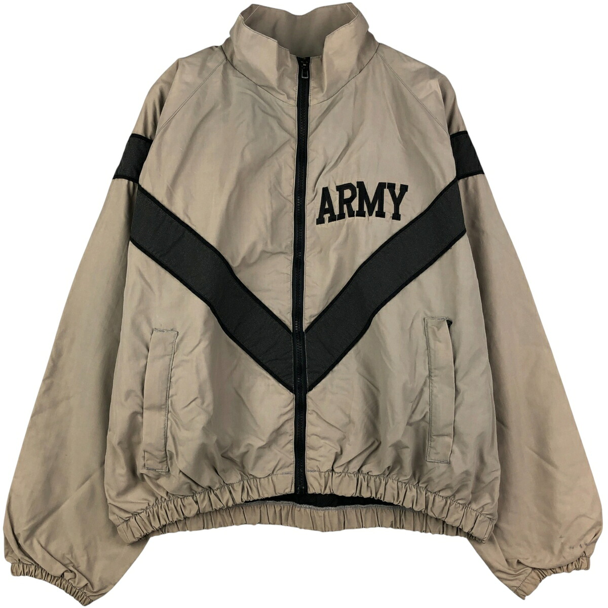 古着 90'S 米軍 U.S.ARMY IPFU トレーニングジャケット ナイロンジャケット USA製 MEDIUM-SHORT メンズM相当 ヴィンテージ /eaa592107 【中古】 【251102】 【NH-2508】 【SS2603_10】 グレー系 春秋冬
