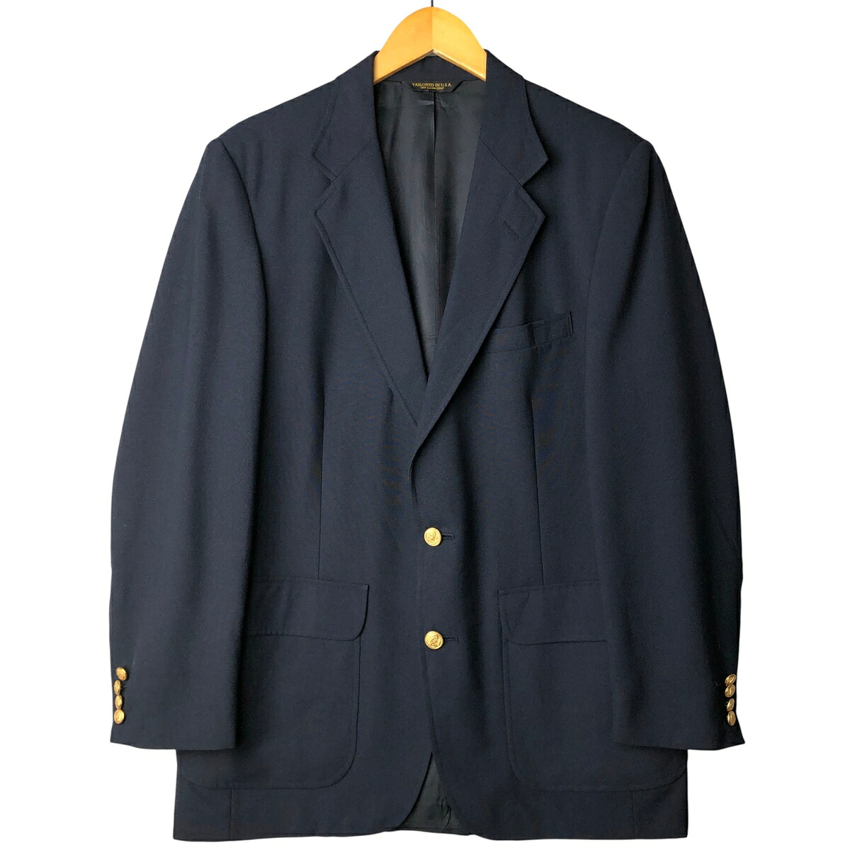 古着 Hardwick Clothes リメイク 紺ブレザー テーラードジャケット USA製 メンズM相当 /eaa592424 【中古】 【251103】 【SS2606_30｜古着屋JAM