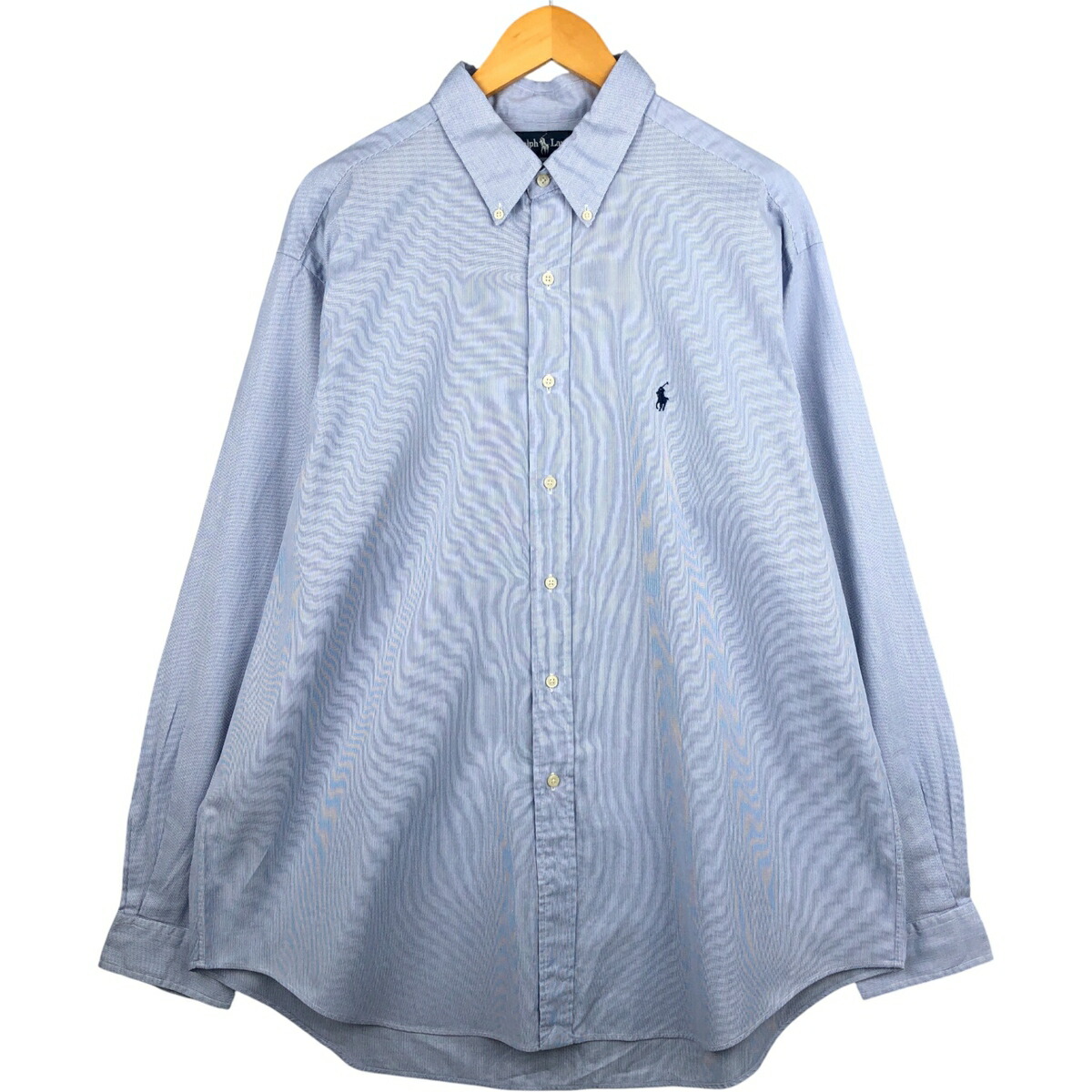 古着 ラルフローレン Ralph Lauren YARMOUTH 長袖 ボタンダウンストライプシャツ メンズXL相当 /eaa592780 【中古】 【251030】