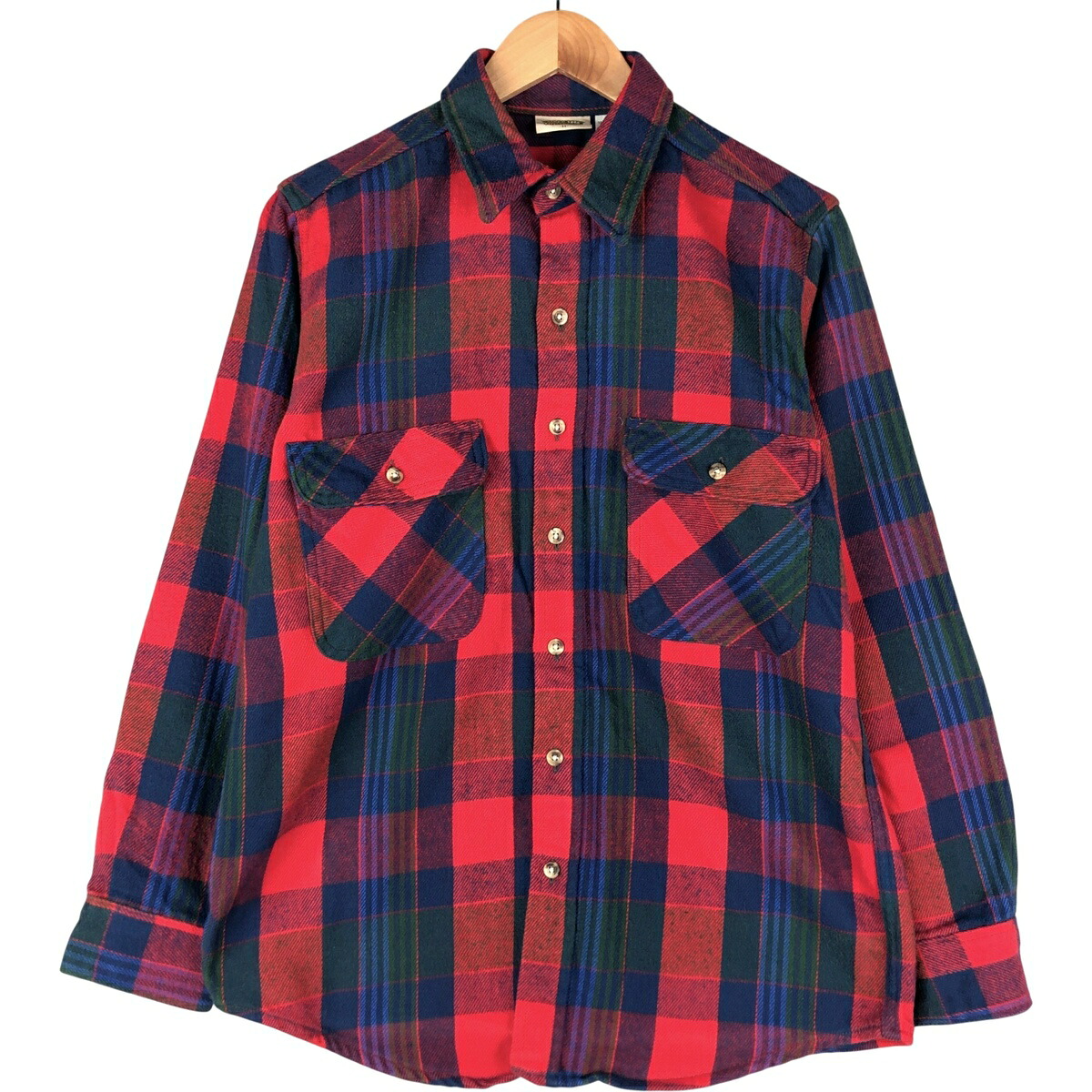 古着 90'S ファイブブラザー Five Brother 長袖 フランネルチェックシャツ メンズM相当 ヴィンテージ /eaa593143 【中古】 【251121】