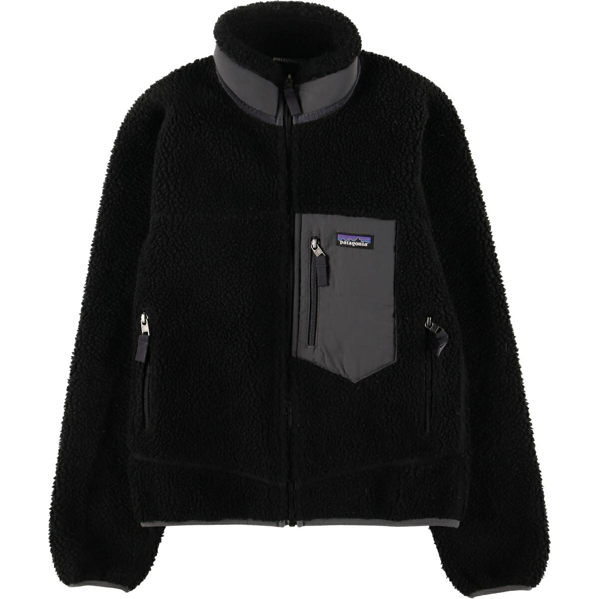 楽天市場】08年製 patagonia Classic Retro-X Jacket 黒 XS 00s