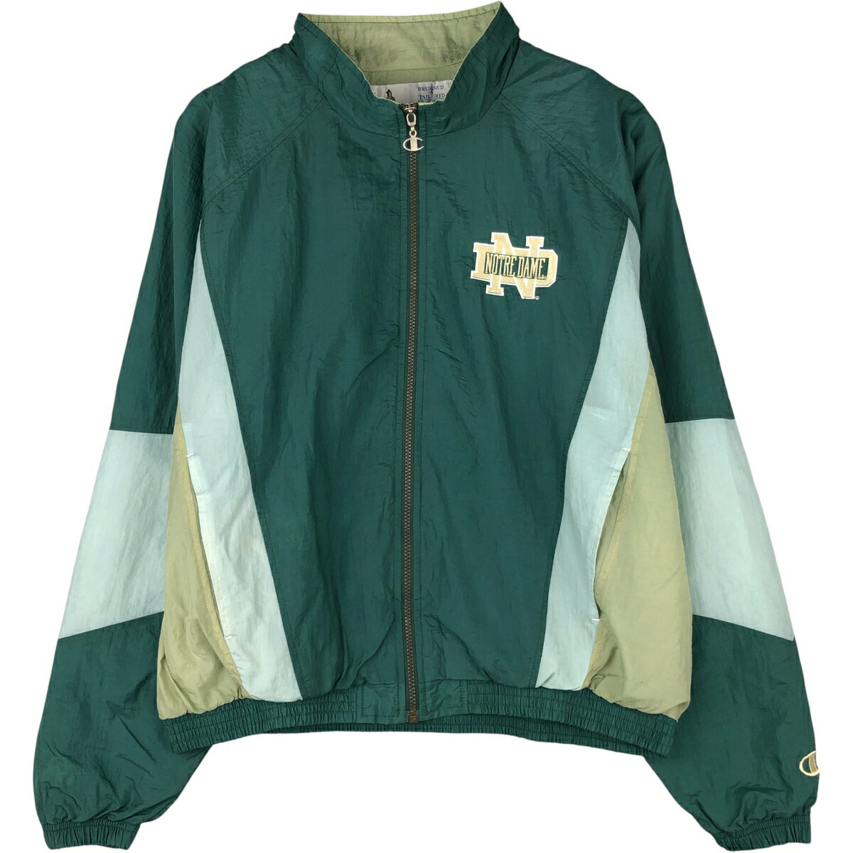 古着 チャンピオン Champion NORTLE DAME ノートルダム大学 ナイロンジャケット メンズL相当 /eaa593644 【中古】 【251115】 【NH-2508】 【SS2603_10】