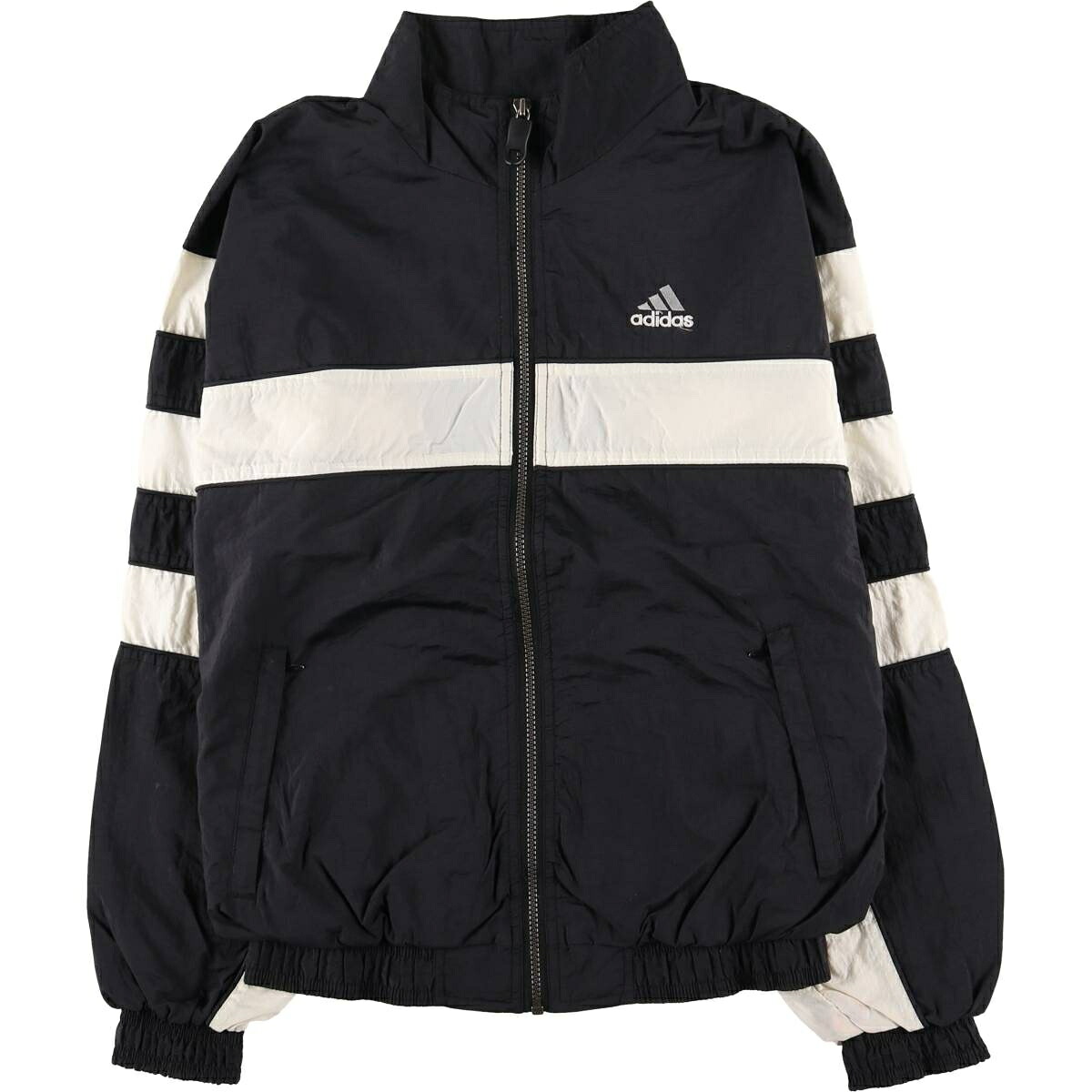 古着 90~00'S アディダス adidas ウインドブレーカー メンズS相当 /eaa593654 【中古】 【251115】 【SS2603_10】 ブラック系 春秋冬