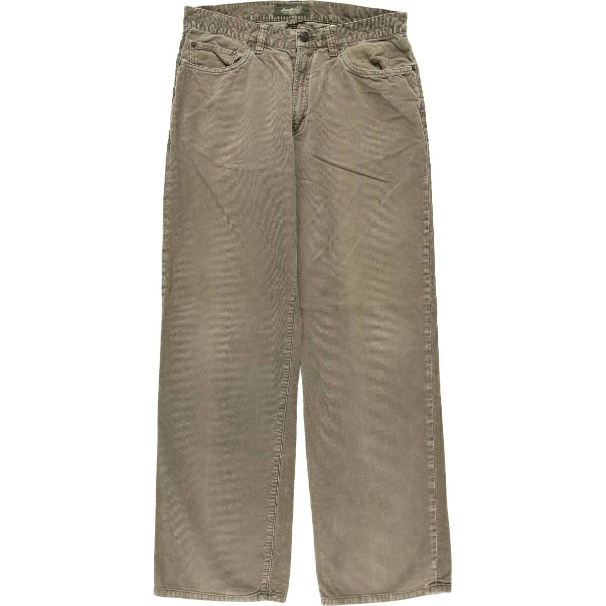 古着 エディーバウアー Eddie Bauer STRAIGHT FIT コーデュロイパンツ メンズw34相当 /eaa593862 【中古】 【251117】 カーキ系 春夏秋冬