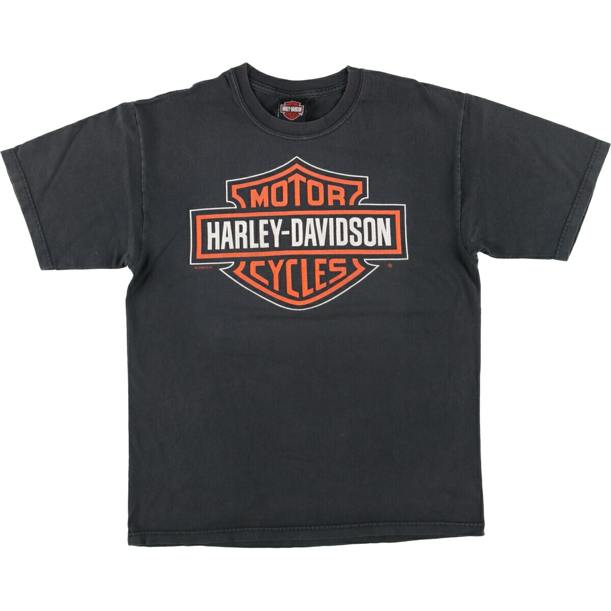 古着 00'S ハーレーダビッドソン Harley-Davidson HANES モーターサイクル バイクTシャツ USA製 メンズM相当 /eaa594101 【中古】 【251026】
