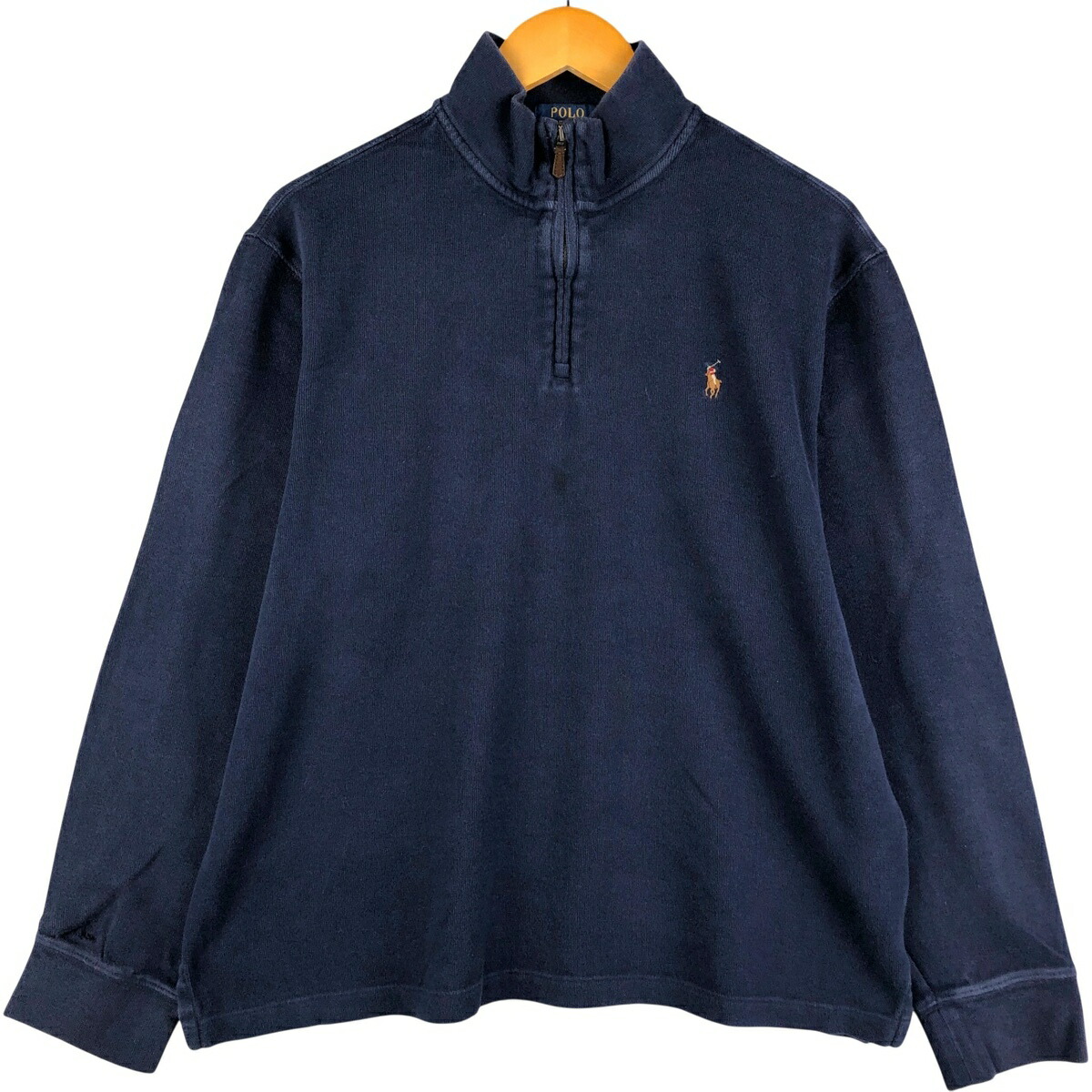 古着 ラルフローレン Ralph Lauren POLO RALPH LAUREN ハーフジップ ワンポイントロゴスウェットシャツ トレーナー メンズL相当 /eaa594195 【中古】 【251117】