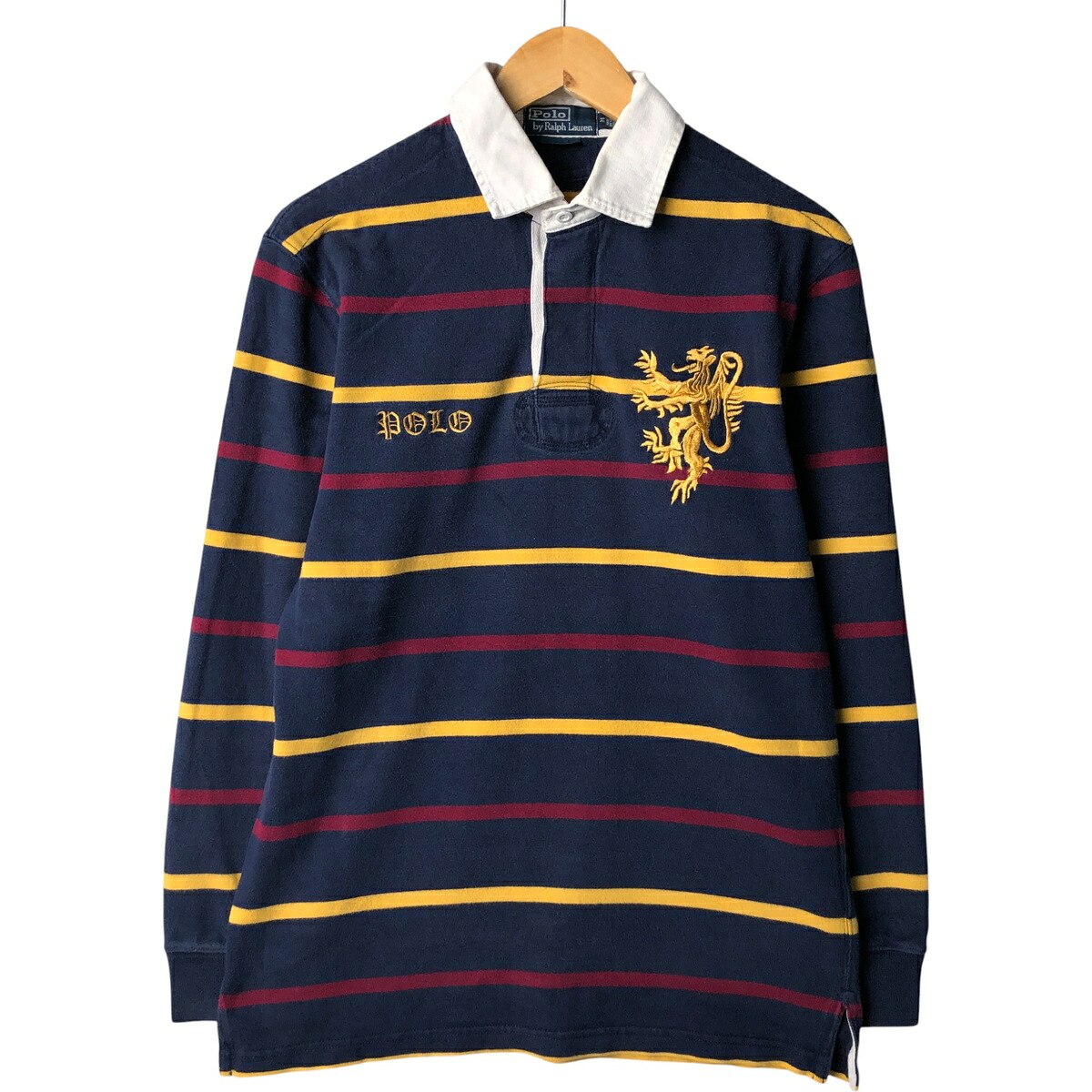 古着 ラルフローレン Ralph Lauren POLO by Ralph Lauren ボーダー柄 長袖 ラガーシャツ メンズM相当 /eaa594610 【中古】 【251024】 【SS2603_10】 6,906円