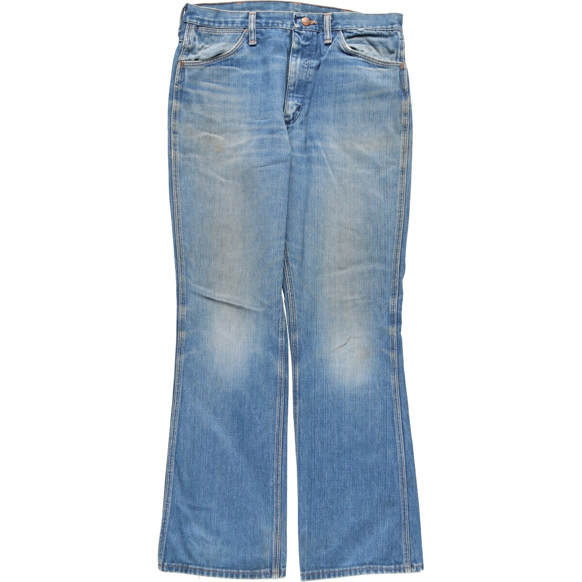 古着 70'S ラングラー Wrangler NO-FAULT JEAN フレアカットデニムパンツ メンズw34相当 ヴィンテージ /eaa594665 【中古】 【251102】 ブルー系 春夏秋冬