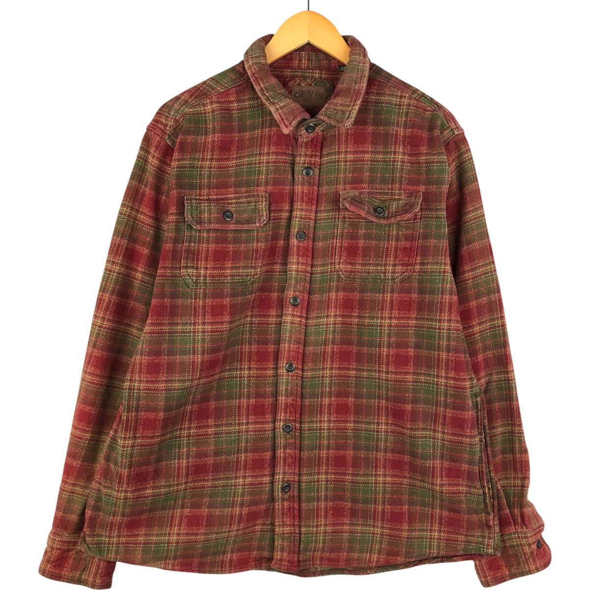 古着 オービス ORVIS オンブレチェック 長袖 フランネルチェックシャツ メンズXL相当 /eaa594755 【中古】 【251101】 【SS2603_10】