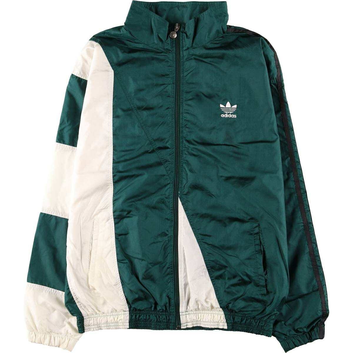 古着 80~90'S アディダス adidas ナイロンジャケット メンズS相当 ヴィンテージ /eaa594948 【中古】 【251024】 【SS2603_10】 グリーン系 春秋冬 8,512円