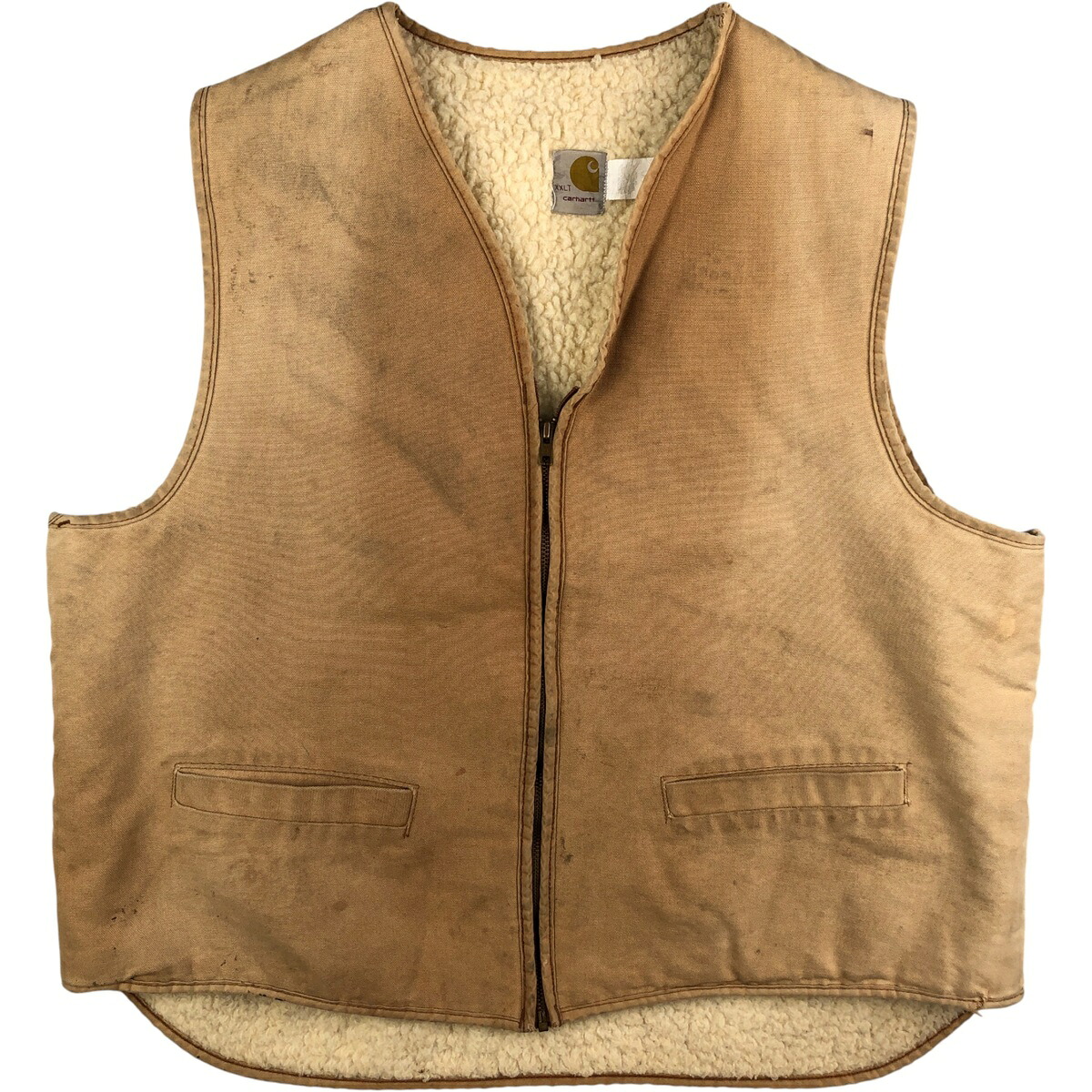 古着 カーハート Carhartt ダック地 ボアベスト メンズXXL相当 /eaa595586 【中古】 【251109】 【NH-2508】 【SS2606_10】｜古着屋JAM