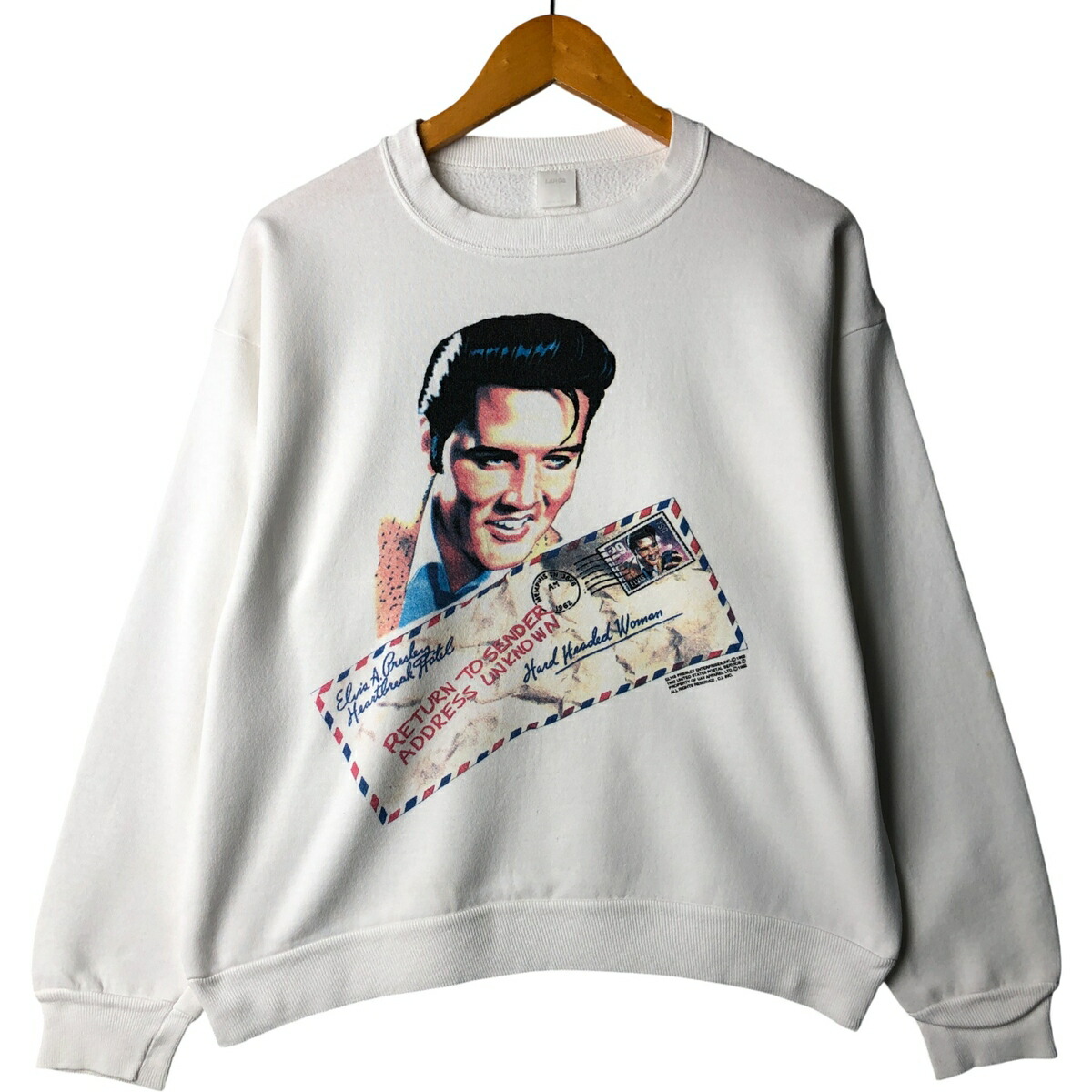 US古着【ロックンロール エルビス エルヴィスプレスリー スウェット】メンズXL US古着【ロックンロール エルビス エルヴィスプレスリー スウェット