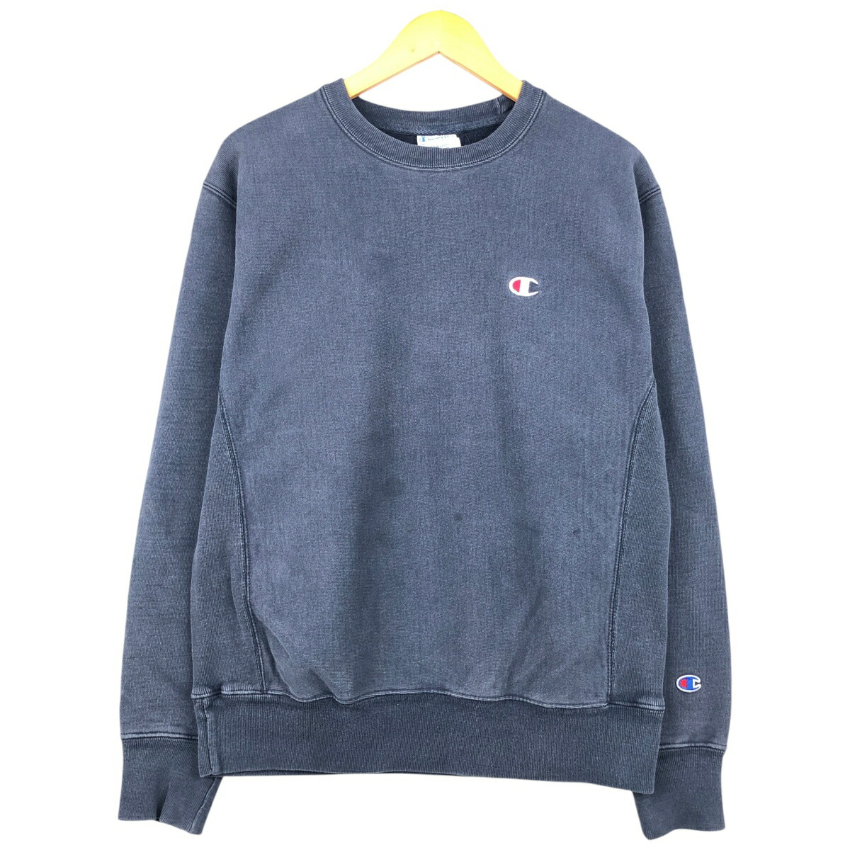 古着 チャンピオン Champion REVERSE WEAVE リバースウィーブ ワンポイントロゴスウェットシャツ トレーナー メンズM相当 /eaa596354 【中古】 【251223】 ブルー系 春夏秋冬 6,521円
