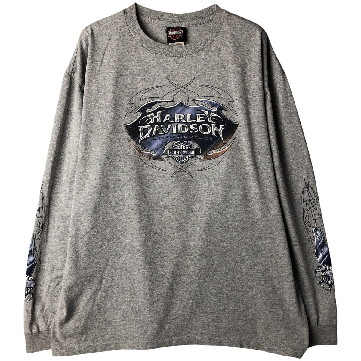 古着 ハーレーダビッドソン Harley-Davidson ロングTシャツ ロンT メンズXL相当 /eaa596375 【中古】 【251230】 【NH-2508】 【SS2603_10】 グレー系 春夏秋