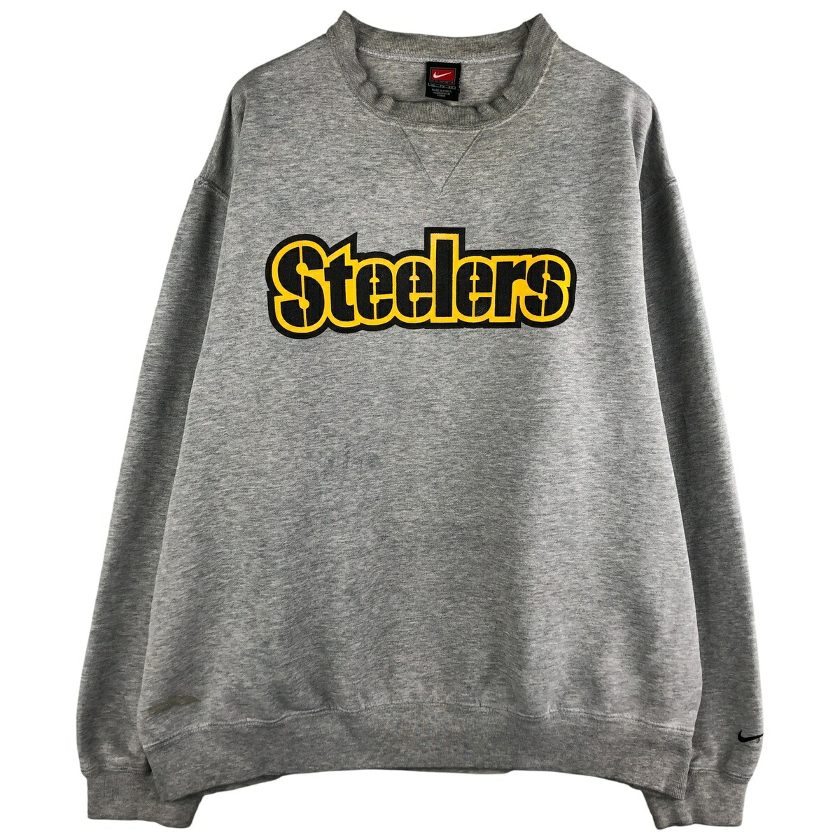 古着 00'S ナイキ NIKE TEAM NFL PITTSBURGH STEELERS ピッツバーグスティーラーズ スウェットシャツ トレーナー メンズXL相当 /eaa596755 【中古】 【251205】 【NH-2508】