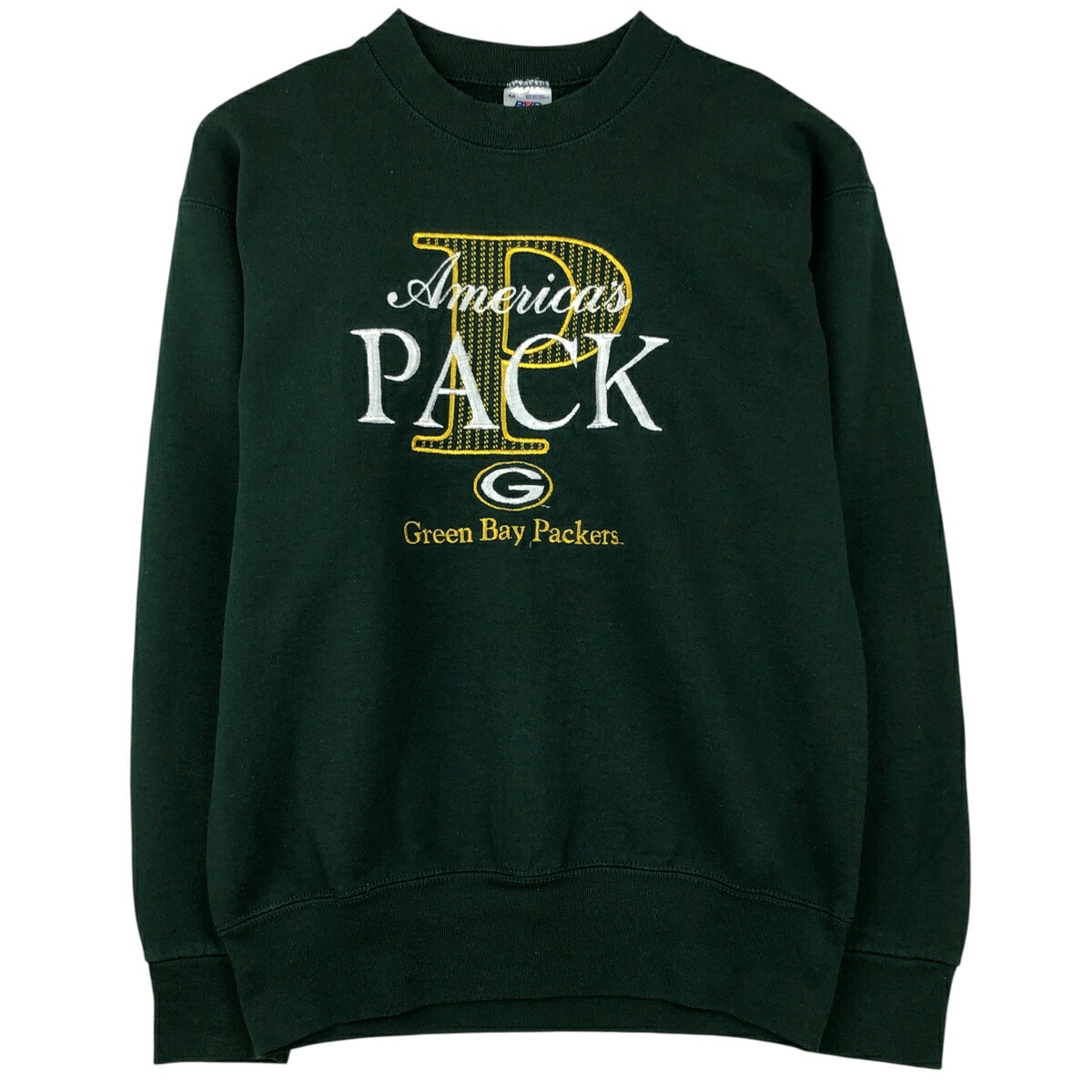 古着 90\'S BVD NFL GREEN BAY PACKERS グリーンベイパッカーズ スウェットシャツ トレーナー USA製 メンズM相当 ヴィンテージ /eaa596786 【中古】 【251224】 【CF2512】 【NH-2508】