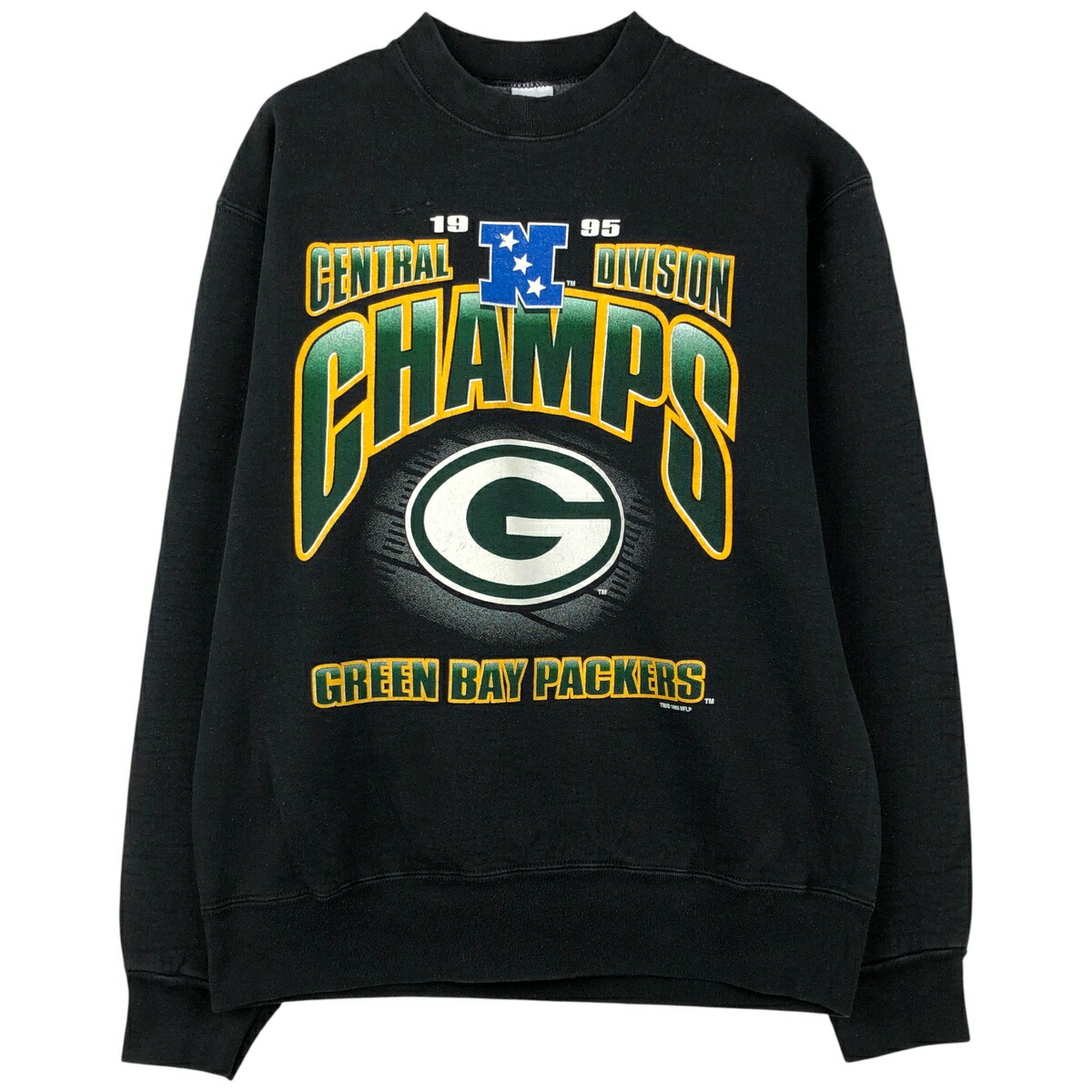 古着 90\'S SALEM NFL GREEN BAY PACKERS グリーンベイパッカーズ プリントスウェットシャツ トレーナー USA製 メンズL相当 ヴィンテージ /eaa596798 【中古】 【251223】 【CF2512】 【NH-2508】