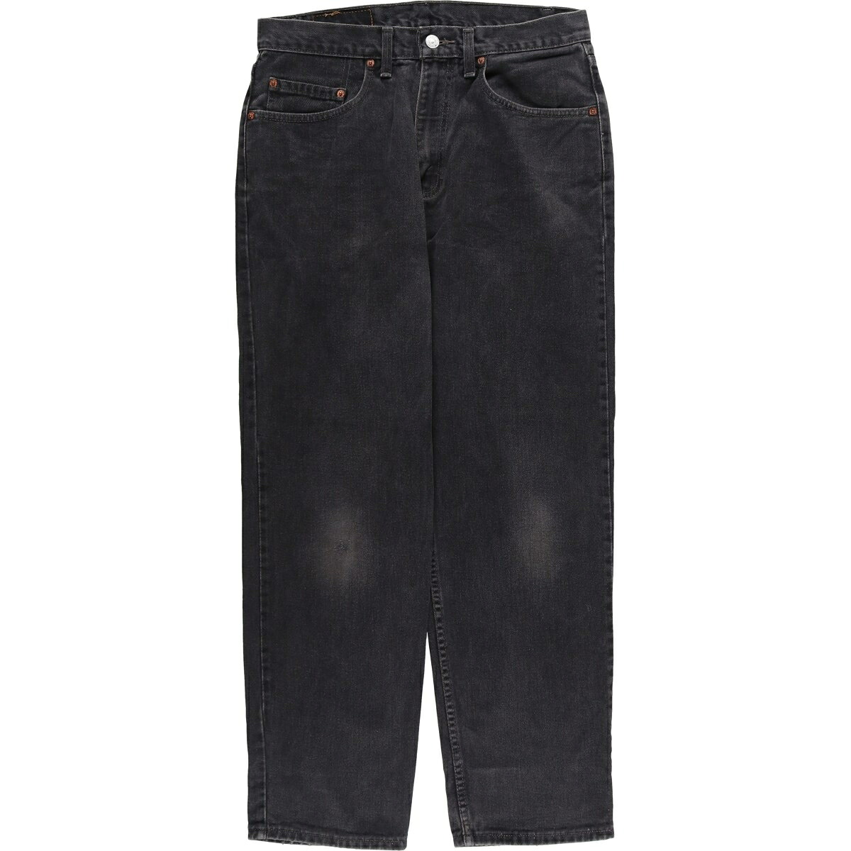 古着 00'S リーバイス Levi's 550 RELAXED FIT TAPERED LEG ブラックデニム テーパードデニムパンツ USA製 メンズw32相当 /eaa596961 【中古】 【251205】