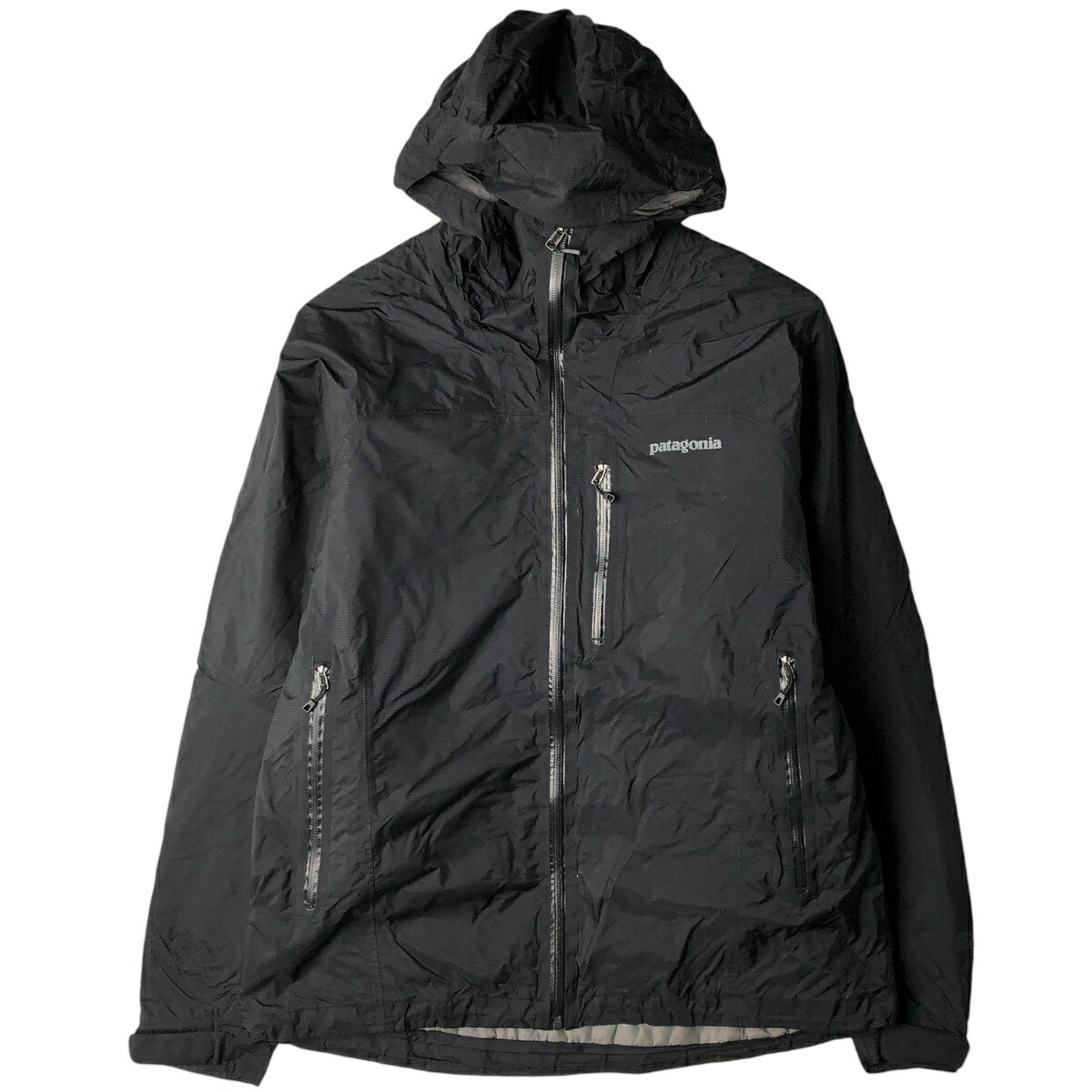 古着 パタゴニア Patagonia 83725FA15 中綿マウンテンパーカー シェルジャケット パファージャケット レディースL相当 /eaa597033 【中古】 【251225】 【Elulu/エルル】 【SS2603_10】 ブラック系 春秋冬