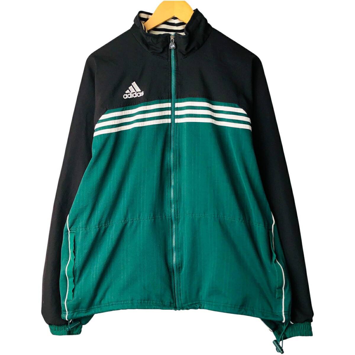 古着 90'S アディダス adidas ジャージ トラックジャケット メンズL相当 ヴィンテージ /eaa597345 【中古】 【251214】 【SS2603_10】 グリーン系 春秋冬