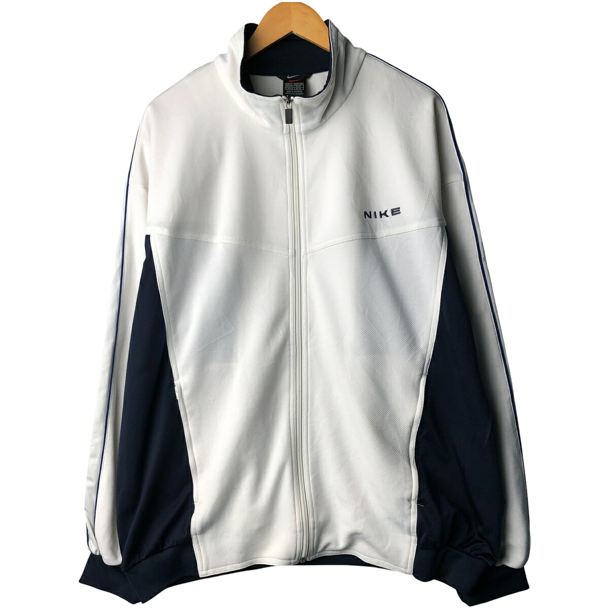 古着 90'S ナイキ NIKE ジャージ トラックジャケット メンズXL相当 ヴィンテージ /eaa597355 【中古】 【251214】 【SS2603_10】 ホワイト系 春秋冬