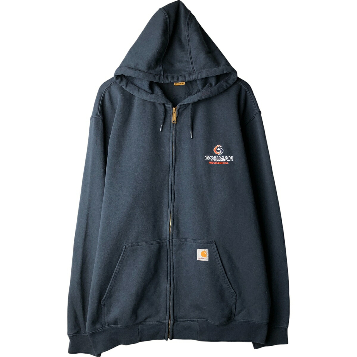 古着 カーハート Carhartt ORIGINAL FIT スウェットフルジップパーカー メンズXXL相当 /eaa597410 【中古】 【251209】 ネイビー系 春夏秋冬