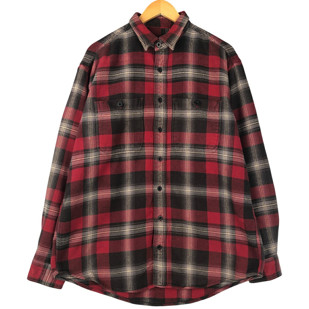 古着 90~00'S カベラス Cabelas 長袖 ヘビーネルチェックシャツ メンズL相当 ヴィンテージ /eaa597621 【中古】 【251215】 【CF2512】