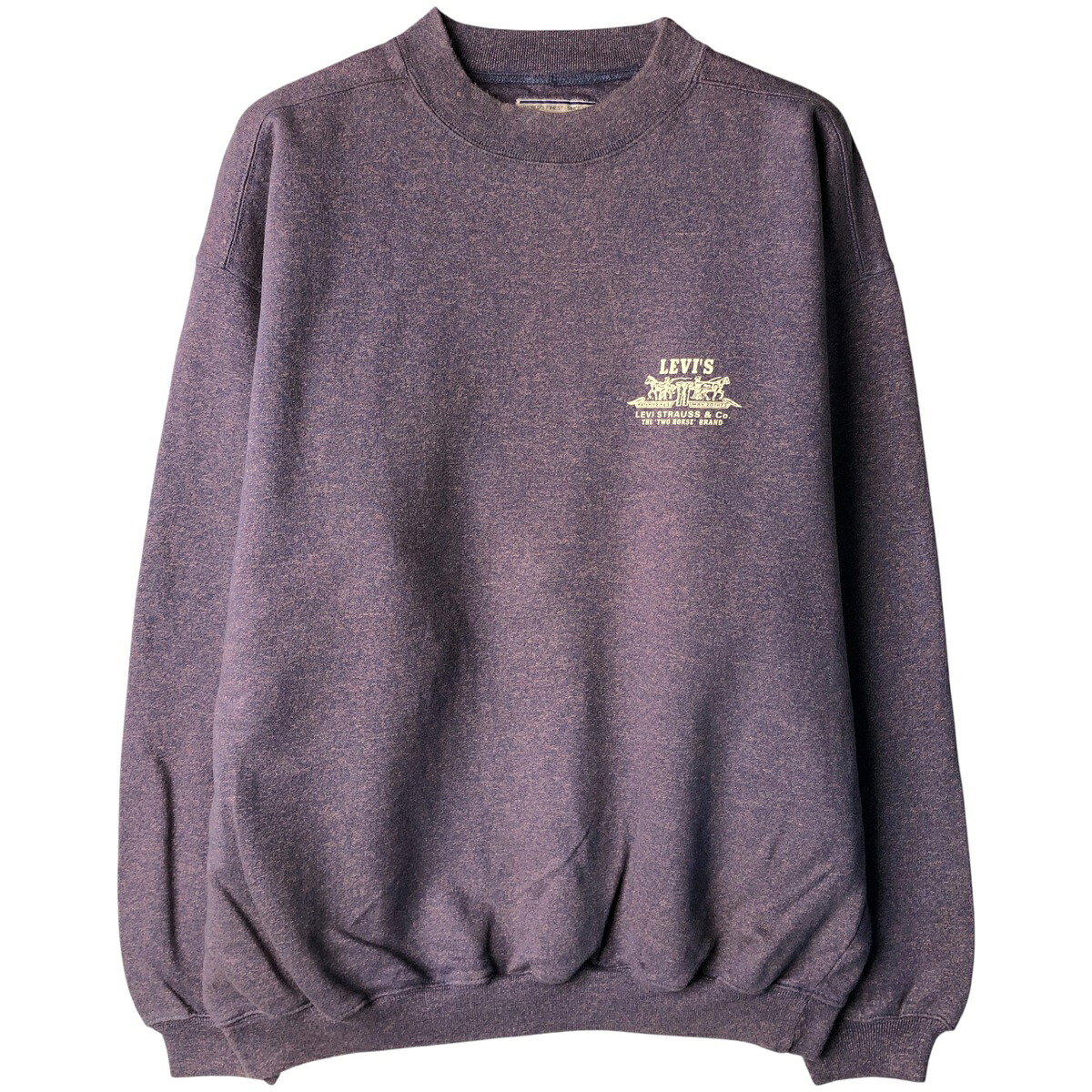 古着 90'S リーバイス Levi's ワンポイントロゴスウェットシャツ トレーナー メンズM相当 ヴィンテージ /eaa597681 【中古】 【251220】 【NH-2508】 パープル系 春夏秋冬 9,460円