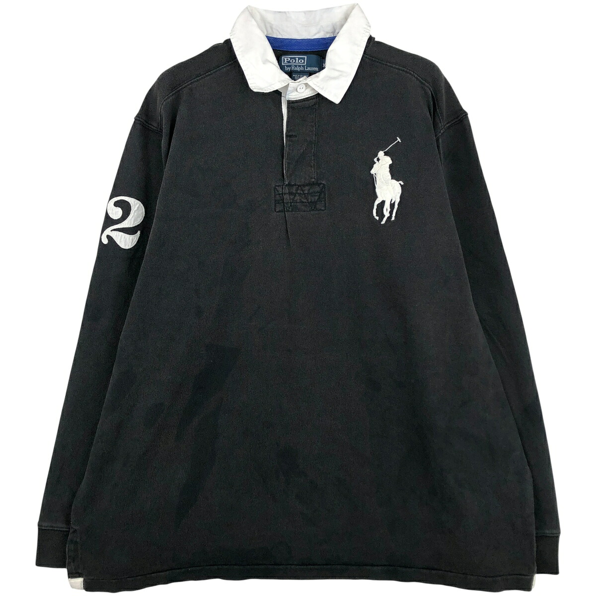 古着 ラルフローレン Ralph Lauren POLO by Ralph Lauren ビッグポニー 長袖 ラガーシャツ メンズXL相当 /eaa597685 【中古】 【251224】 【NH-2508】