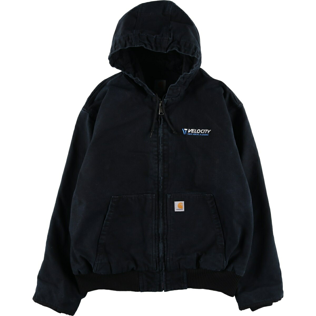 古着 カーハート Carhartt アクティブジャケット ダックフルジップパーカー メンズXXL相当 /eaa597727 【中古】 【251208】 【SS2603_10】 ブラック系 春秋冬