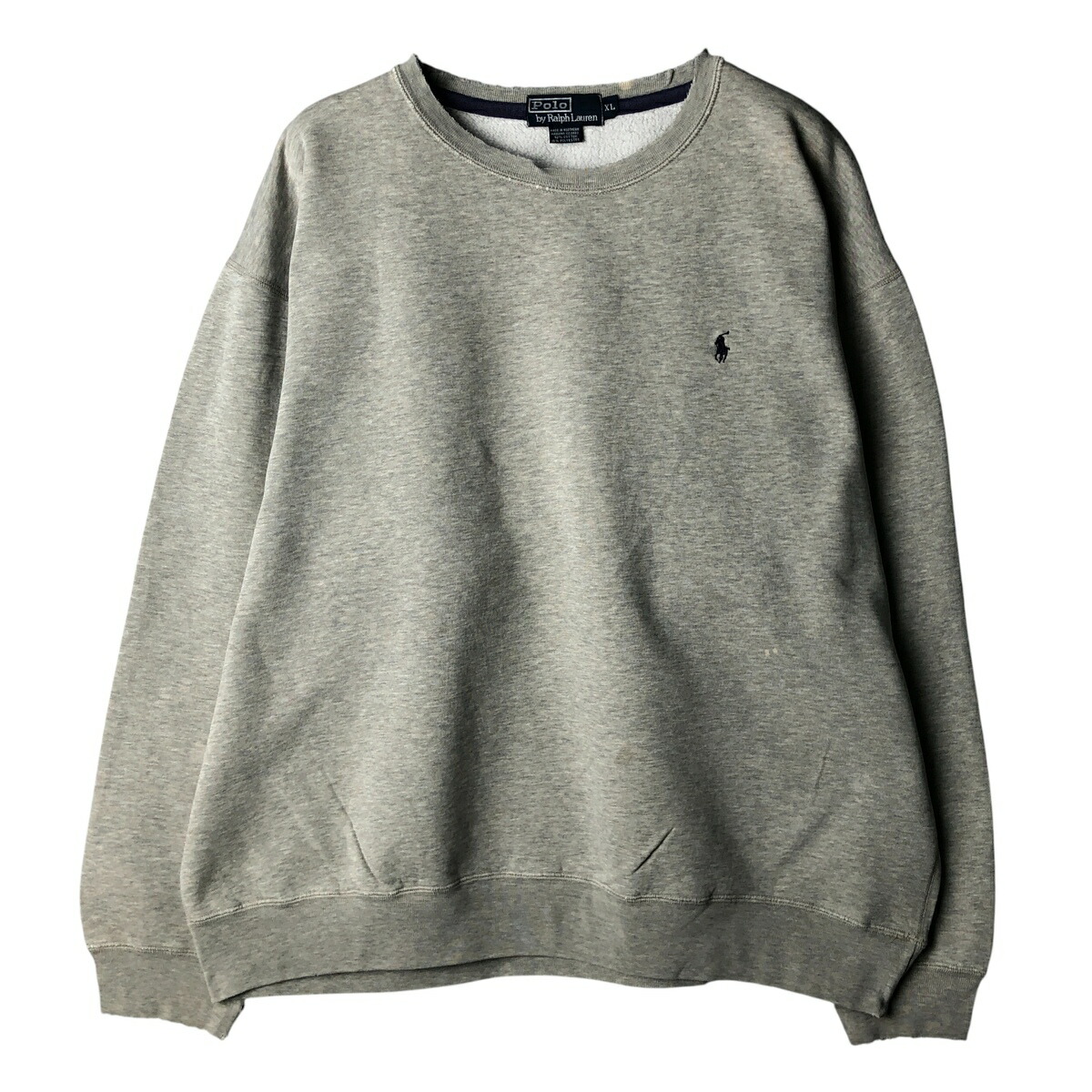 古着 ラルフローレン Ralph Lauren POLO by Ralph Lauren ワンポイントロゴスウェットシャツ トレーナー メンズXL相当 /eaa597786 【中古】 【251212】 【NH-2508】 グレー系 春夏秋冬