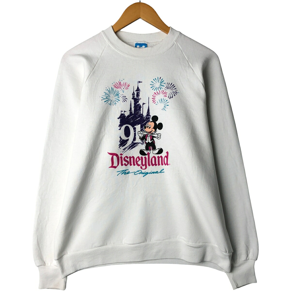 古着 90'S ディズニー Disney MICKEY MOUSE ミッキーマウス キャラクタースウェットシャツ トレーナー USA製 メンズXL相当 ヴィンテージ /eaa598121 【中古】 【251221】 ホワイト系 春夏秋冬 6,604円