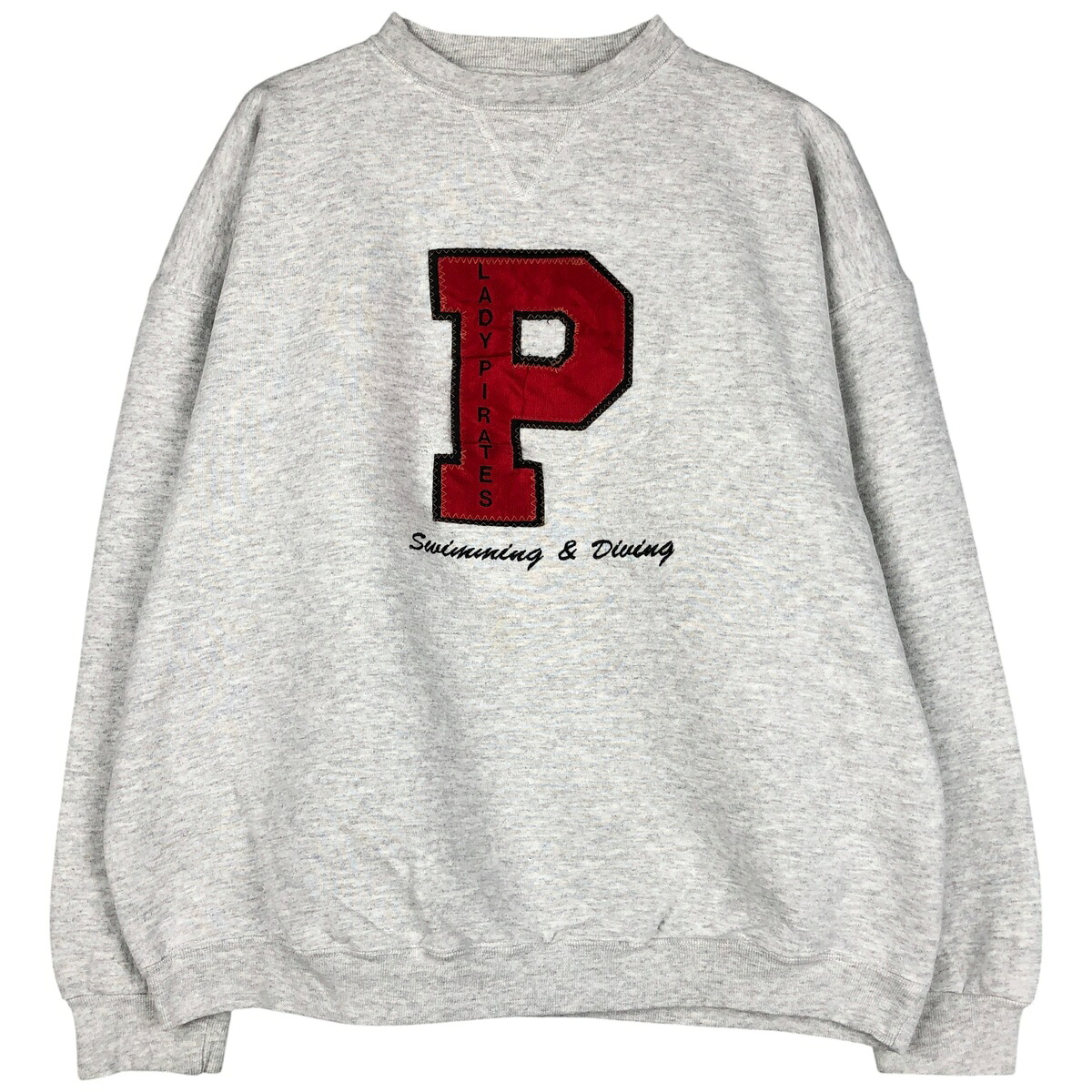 古着 90'S SOFFE カレッジスウェットシャツ トレーナー USA製 メンズXL相当 ヴィンテージ /eaa598416 【中古】 【251220】 【NH-2508】 グレー系 春夏秋冬