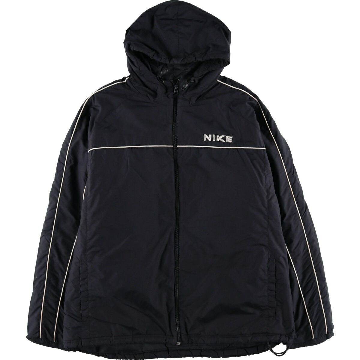 古着 ナイキ NIKE 中綿パーカー パファージャケット メンズXL相当 /eaa598580 【中古】 【251216】 【SS2603_10】 ブラック系 春秋冬